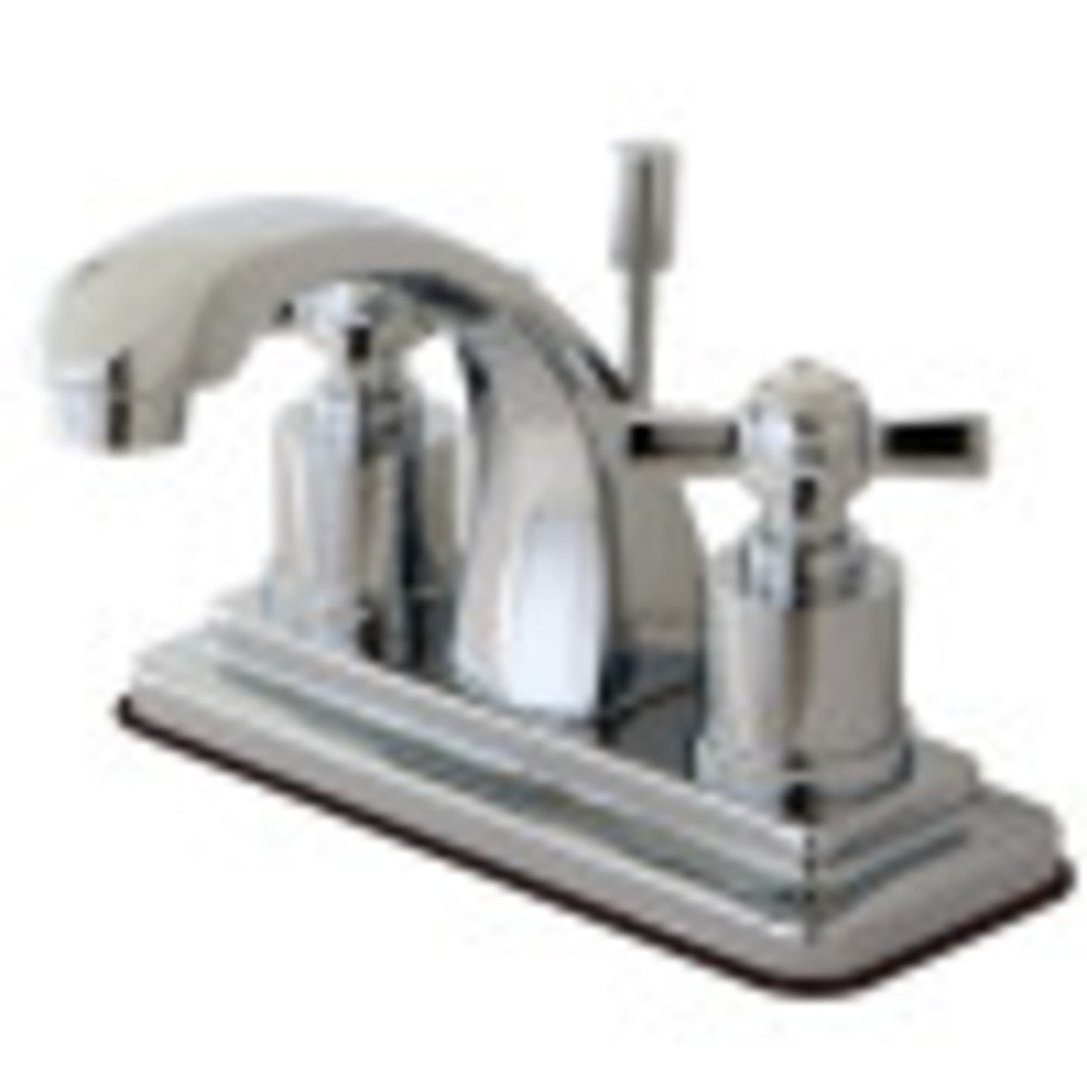 Kingston Brass KS4641ZX 4 in. Centerset Bathroom Faucet, Polished Chrome - BNGBath