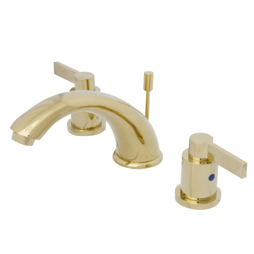 Kingston Brass KB8962NDL 8 in. Widespread Bathroom Faucet, Polished Brass - BNGBath