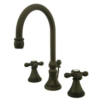 Thumbnail for Kingston Brass KS2985AX 8 in. Widespread Bathroom Faucet, Oil Rubbed Bronze - BNGBath