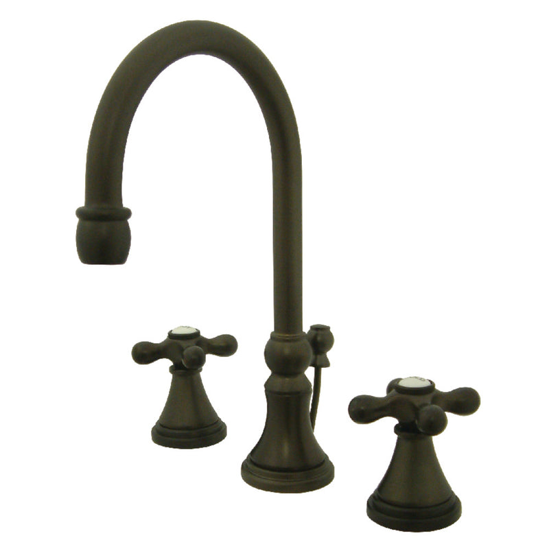 Kingston Brass KS2985AX 8 in. Widespread Bathroom Faucet, Oil Rubbed Bronze - BNGBath