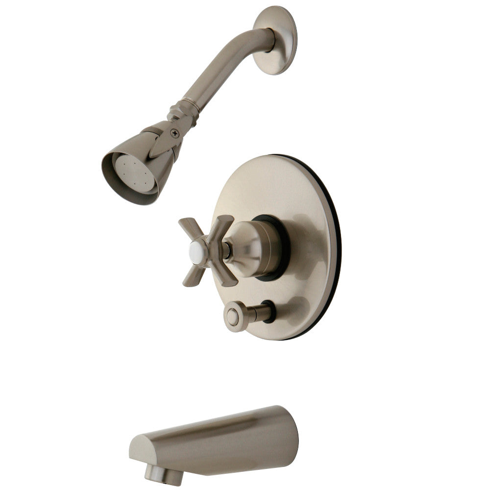 Kingston Brass KB86980ZX Tub/Shower Faucet, Brushed Nickel - BNGBath