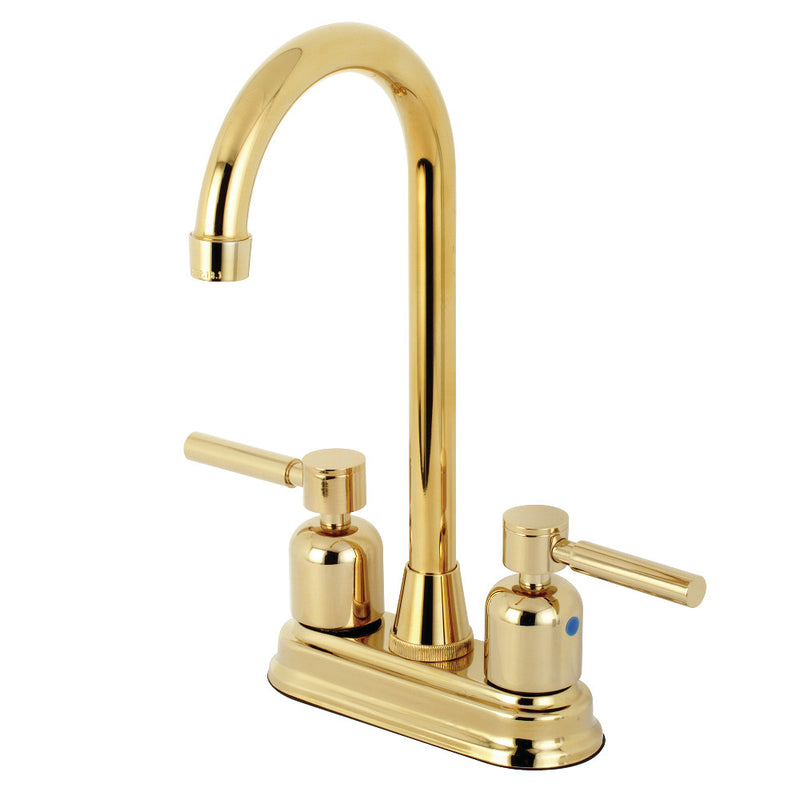Kingston Brass KB8492DL Concord Bar Faucet, Polished Brass - BNGBath