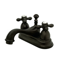 Thumbnail for Kingston Brass KS3605AX 4 in. Centerset Bathroom Faucet, Oil Rubbed Bronze - BNGBath