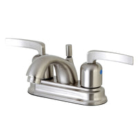Thumbnail for Kingston Brass FB2608EFL 4 in. Centerset Bathroom Faucet, Brushed Nickel - BNGBath