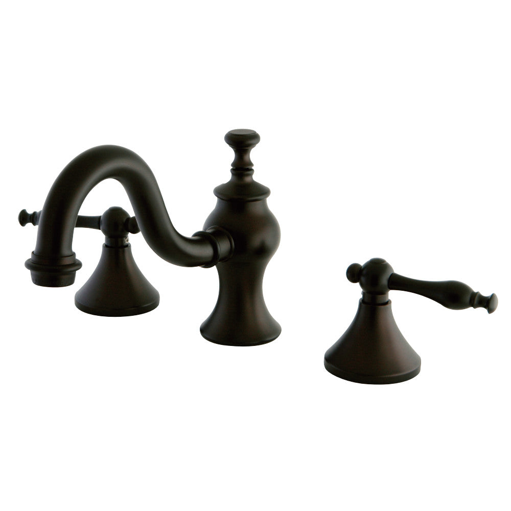 Kingston Brass KC7165NL 8 in. Widespread Bathroom Faucet, Oil Rubbed Bronze - BNGBath