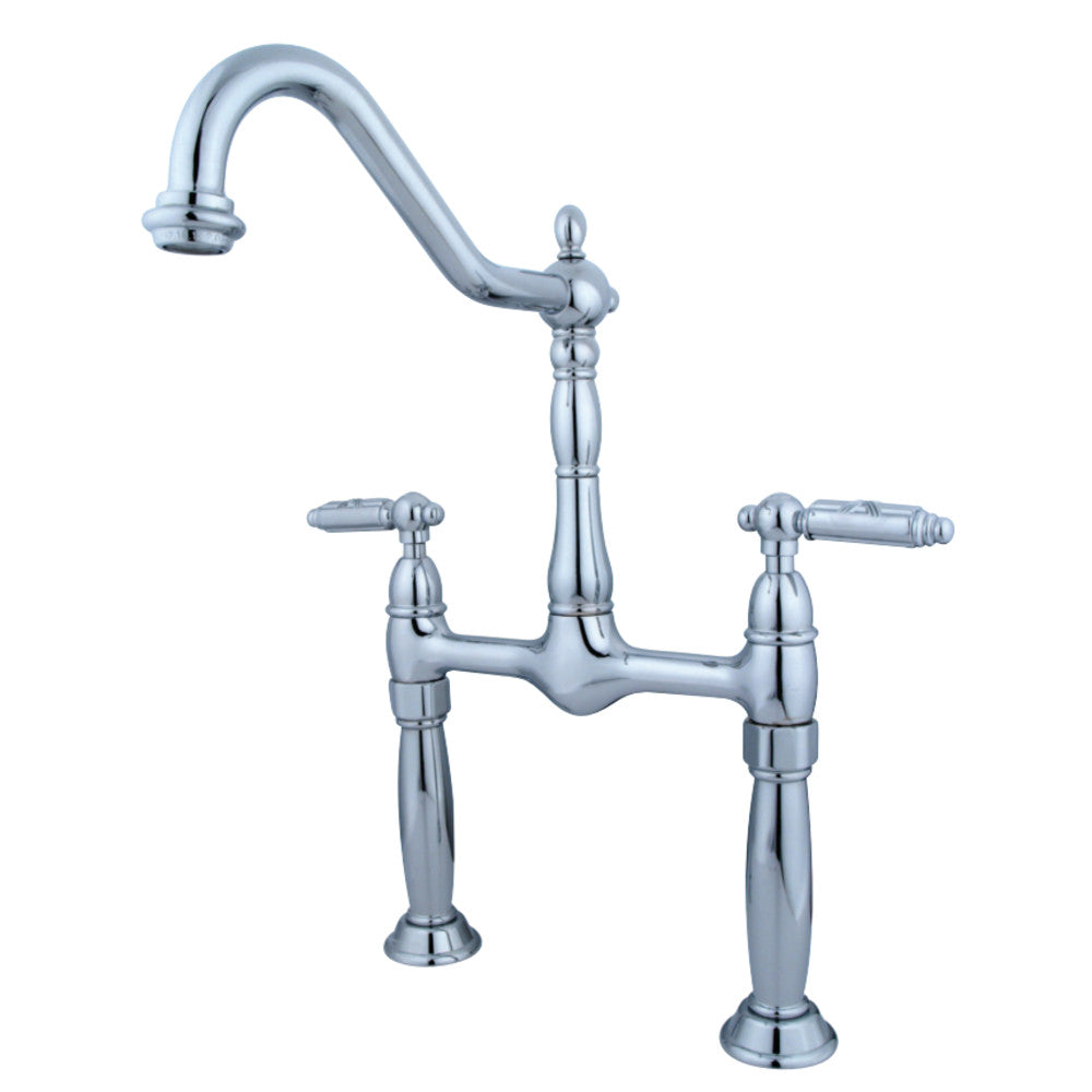 Kingston Brass KS1071GL Vessel Sink Faucet, Polished Chrome - BNGBath