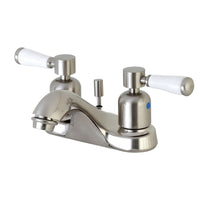 Thumbnail for Kingston Brass FB5628DPL 4 in. Centerset Bathroom Faucet, Brushed Nickel - BNGBath