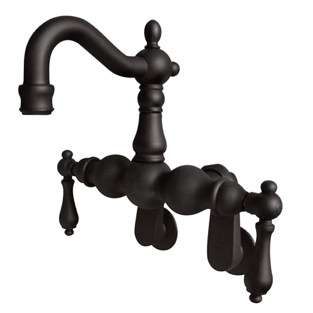 Kingston Brass CC1081T5 Vintage Adjustable Center Wall Mount Tub Faucet, Oil Rubbed Bronze - BNGBath