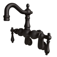 Thumbnail for Kingston Brass CC1081T5 Vintage Adjustable Center Wall Mount Tub Faucet, Oil Rubbed Bronze - BNGBath