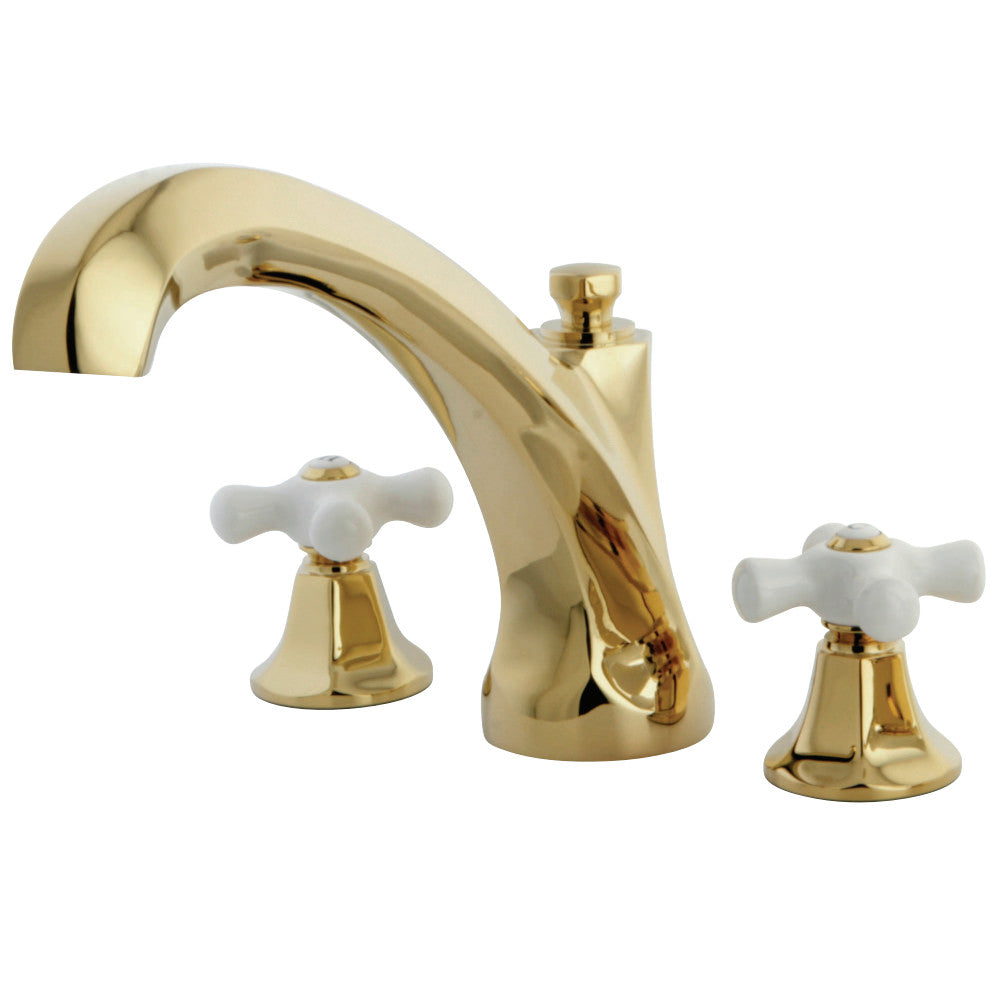 Kingston Brass KS4322PX Metropolitan Roman Tub Faucet, Polished Brass - BNGBath