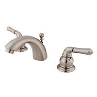 Thumbnail for Kingston Brass KS2958 Mini-Widespread Bathroom Faucet, Brushed Nickel - BNGBath