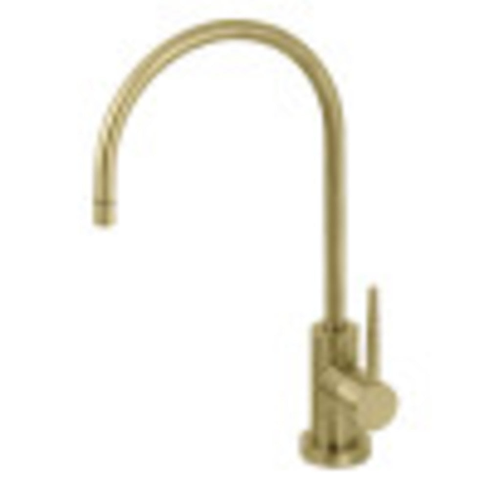 Kingston Brass KS8197NYL New York Single-Handle Cold Water Filtration Faucet, Brushed Brass - BNGBath