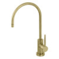 Thumbnail for Kingston Brass KS8197NYL New York Single-Handle Cold Water Filtration Faucet, Brushed Brass - BNGBath