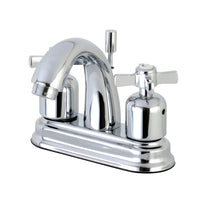 Thumbnail for Kingston Brass FB5611ZX 4 in. Centerset Bathroom Faucet, Polished Chrome - BNGBath