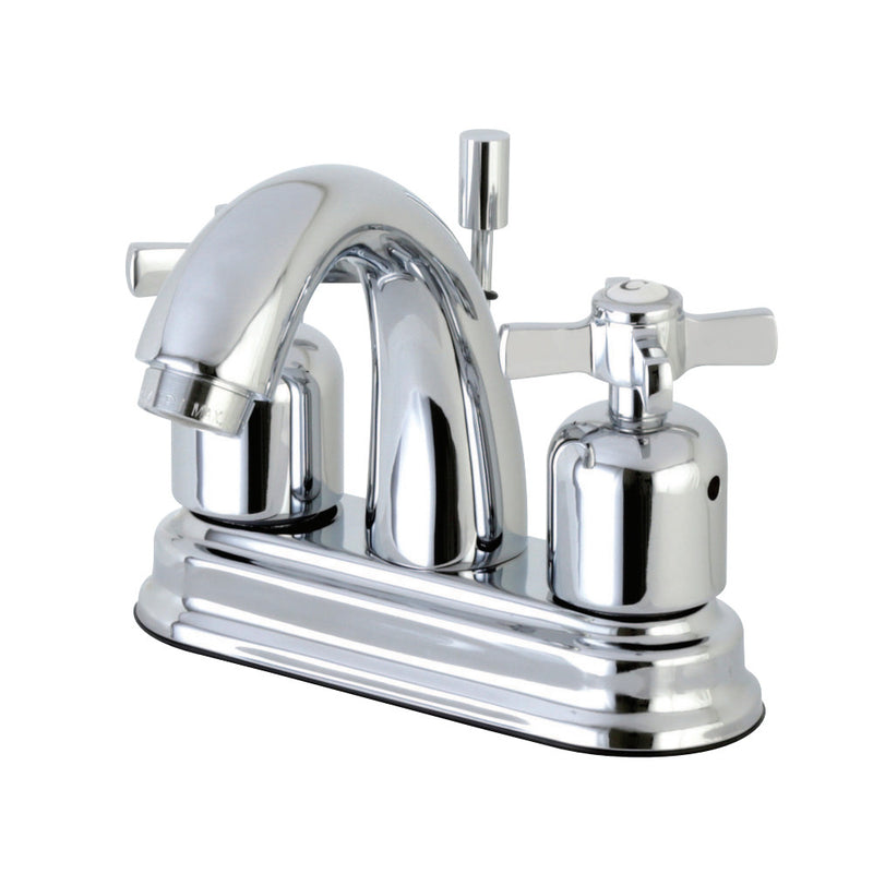 Kingston Brass FB5611ZX 4 in. Centerset Bathroom Faucet, Polished Chrome - BNGBath
