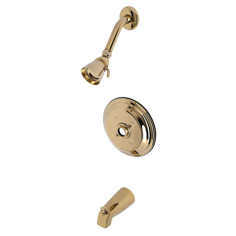 Kingston Brass KB3632TLH Tub and Shower Trim Only Without Handle, Polished Brass - BNGBath