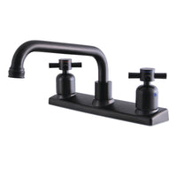 Thumbnail for Kingston Brass FB2135DX Concord 8-Inch Centerset Kitchen Faucet, Oil Rubbed Bronze - BNGBath