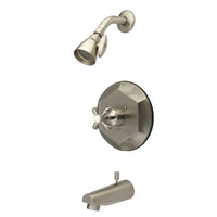 Thumbnail for Kingston Brass KB4638TX Tub and Shower Faucet, Brushed Nickel - BNGBath