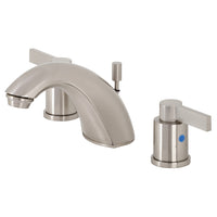 Thumbnail for Kingston Brass FB8958NDL Mini-Widespread Bathroom Faucet, Brushed Nickel - BNGBath