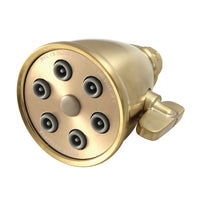 Thumbnail for Kingston Brass K138A7 Victorian Adjustable Jet Spray Shower Head, Brushed Brass - BNGBath