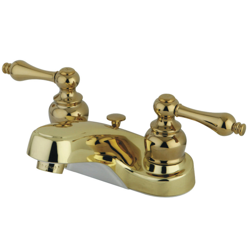 Kingston Brass GKB252AL 4 in. Centerset Bathroom Faucet, Polished Brass - BNGBath