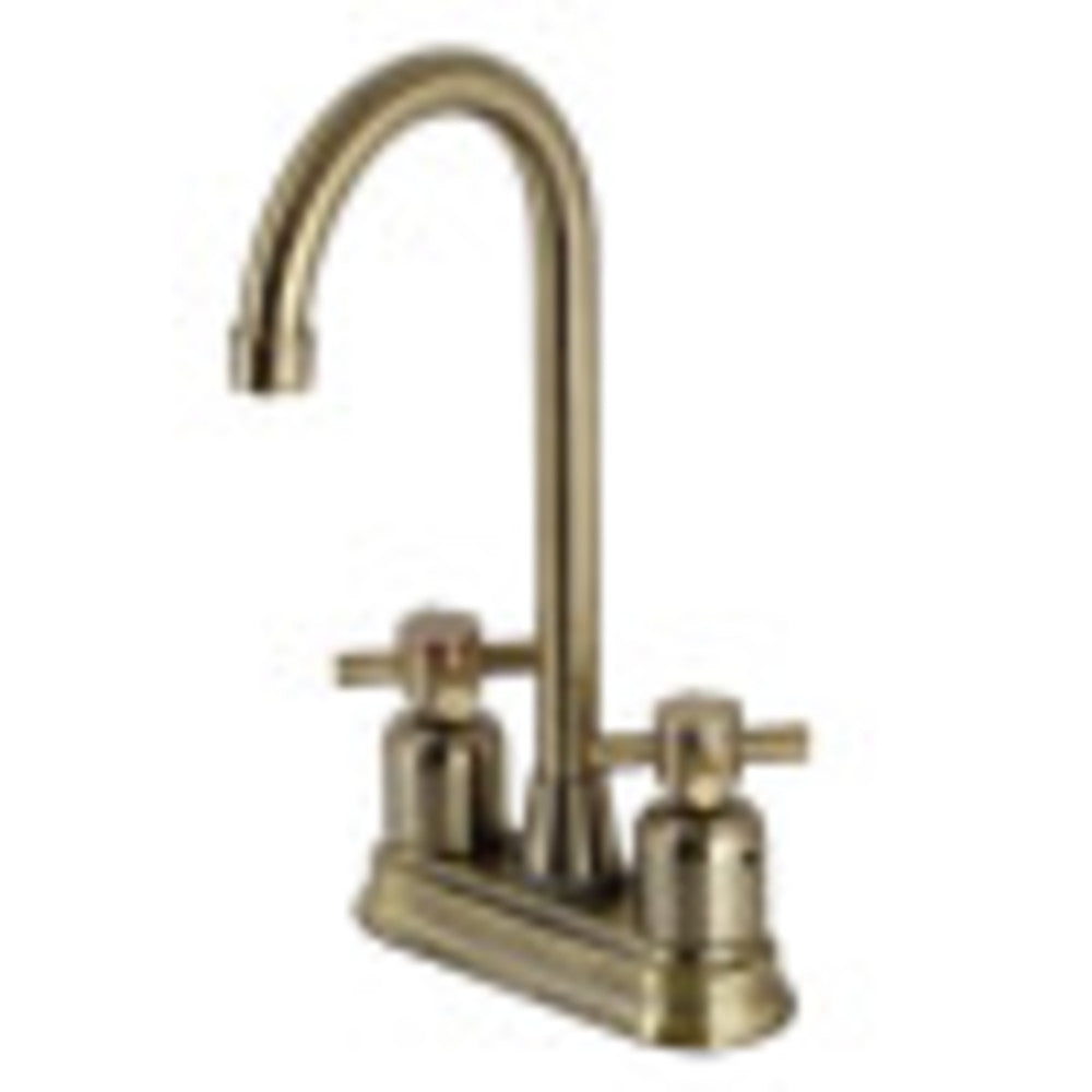 Kingston Brass KB8493DX Concord Bar Faucet, Antique Brass - BNGBath