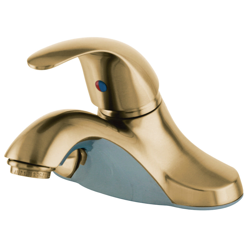 Kingston Brass KB6542LP 4 in. Centerset Bathroom Faucet, Polished Brass - BNGBath
