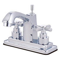 Thumbnail for Kingston Brass KS8641EX 4 in. Centerset Bathroom Faucet, Polished Chrome - BNGBath