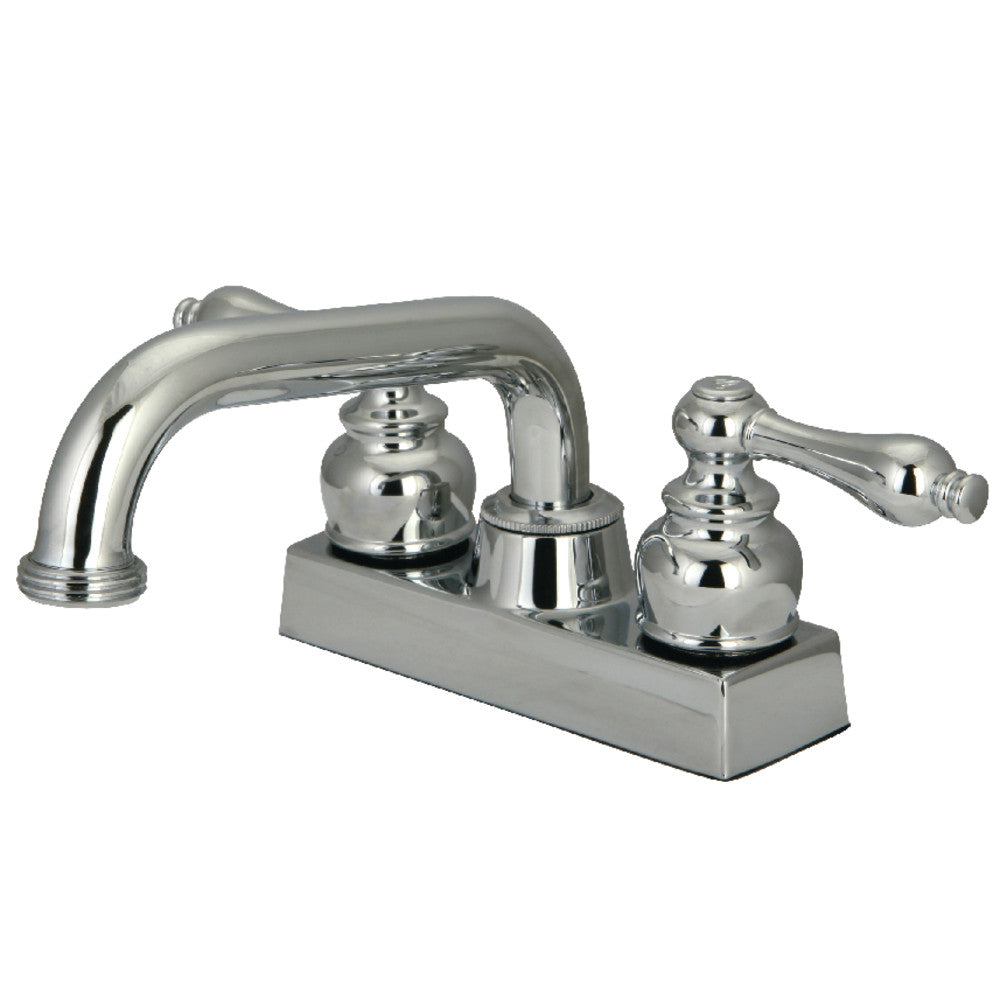 Kingston Brass KB2471AL 4 in. Centerset 2-Handle Laundry Faucet, Polished Chrome - BNGBath