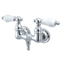 Thumbnail for Kingston Brass CC34T1 Vintage 3-3/8-Inch Wall Mount Tub Faucet, Polished Chrome - BNGBath