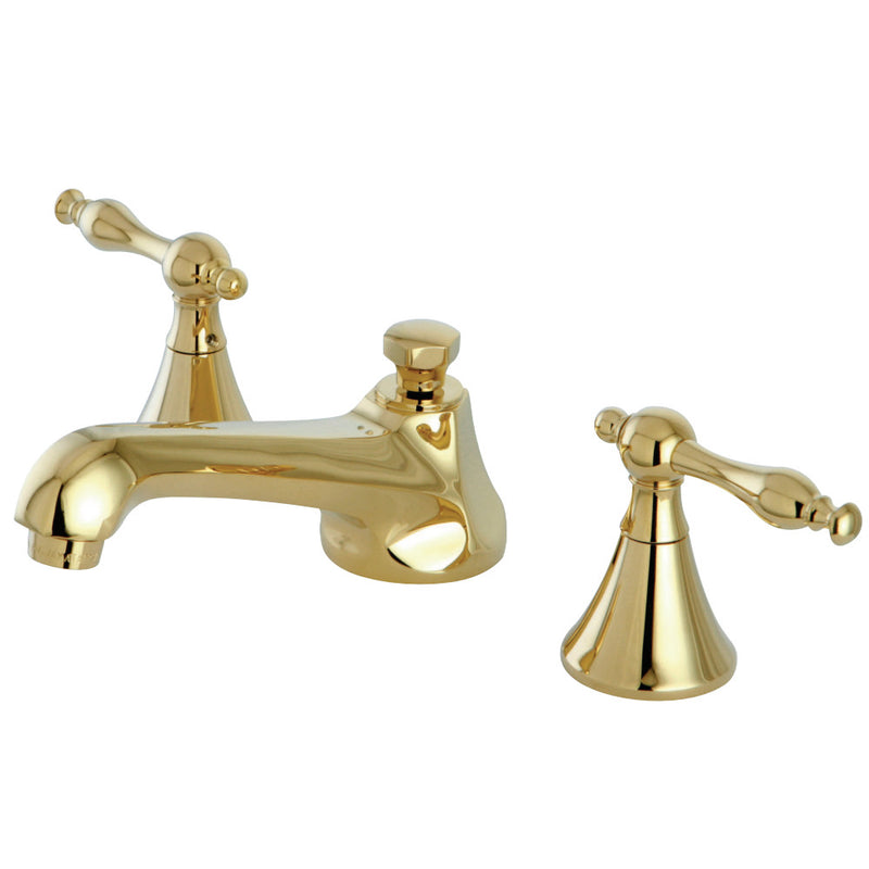 Kingston Brass KS4472NL 8 in. Widespread Bathroom Faucet, Polished Brass - BNGBath
