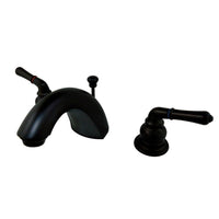 Thumbnail for Kingston Brass FB955 Mini-Widespread Bathroom Faucet, Oil Rubbed Bronze - BNGBath