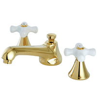 Thumbnail for Kingston Brass KS4472PX 8 in. Widespread Bathroom Faucet, Polished Brass - BNGBath