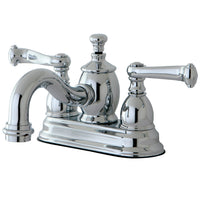 Thumbnail for Kingston Brass KS7101FL 4 in. Centerset Bathroom Faucet, Polished Chrome - BNGBath