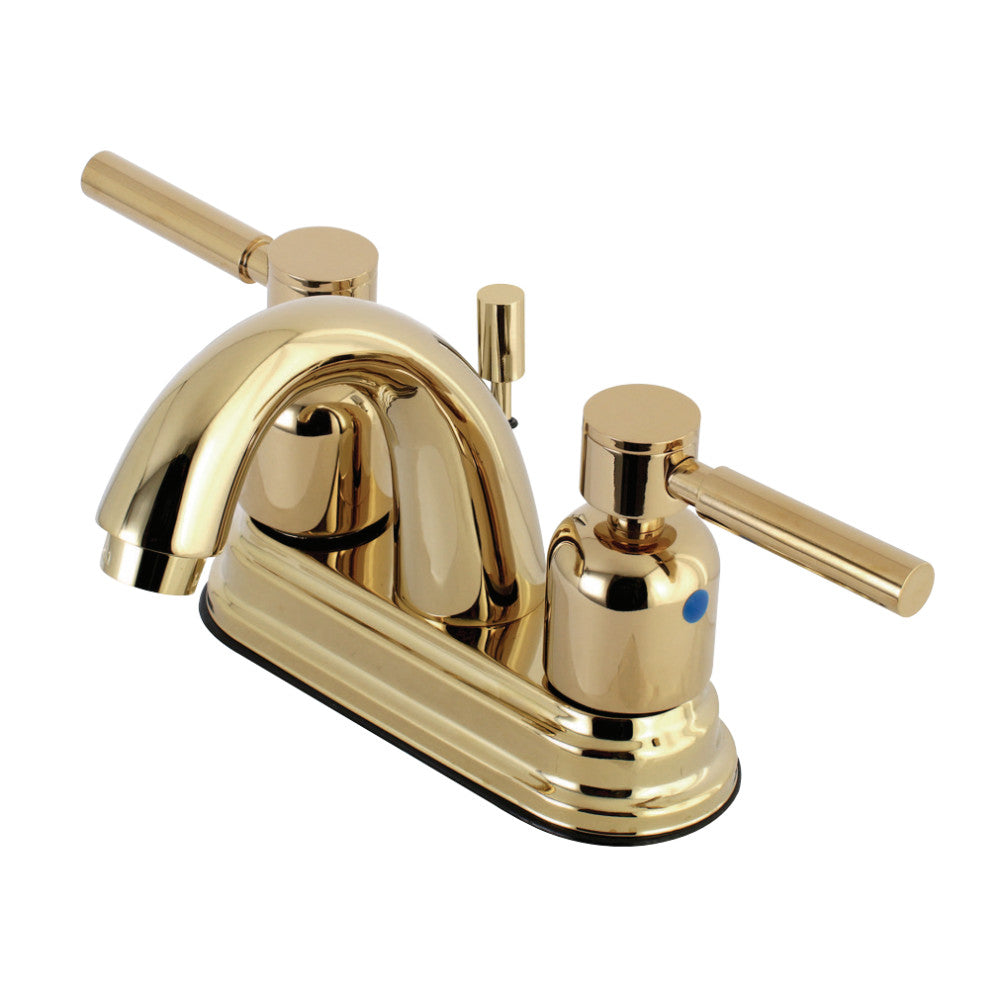 Kingston Brass KB8612DL 4 in. Centerset Bathroom Faucet, Polished Brass - BNGBath