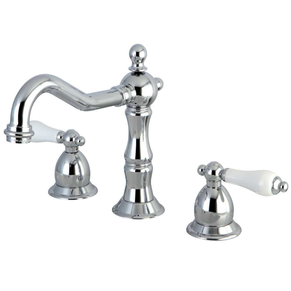 Kingston Brass KS1971PL 8 in. Widespread Bathroom Faucet, Polished Chrome - BNGBath