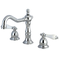 Thumbnail for Kingston Brass KS1971PL 8 in. Widespread Bathroom Faucet, Polished Chrome - BNGBath
