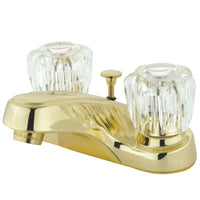 Thumbnail for Kingston Brass GKB162B 4 in. Centerset Bathroom Faucet, Polished Brass - BNGBath