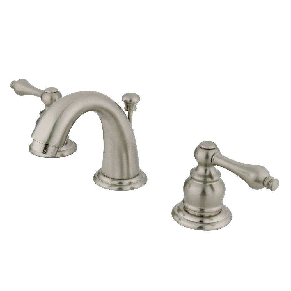 Kingston Brass GKB918AL English Country Widespread Bathroom Faucet, Brushed Nickel - BNGBath