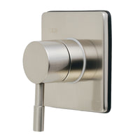Thumbnail for Kingston Brass KS3048DL Concord 3-Way Diverter Valve with Trim Kit, Brushed Nickel - BNGBath