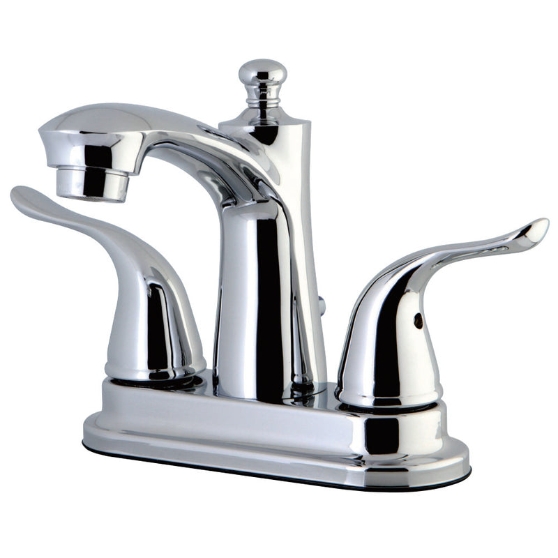 Kingston Brass FB7621YL 4 in. Centerset Bathroom Faucet, Polished Chrome - BNGBath