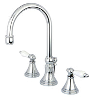 Thumbnail for Kingston Brass KS2981PL 8 in. Widespread Bathroom Faucet, Polished Chrome - BNGBath