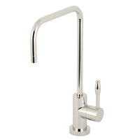 Thumbnail for Kingston Brass KS6196NKL Nustudio Single-Handle Cold Water Filtration Faucet, Polished Nickel - BNGBath
