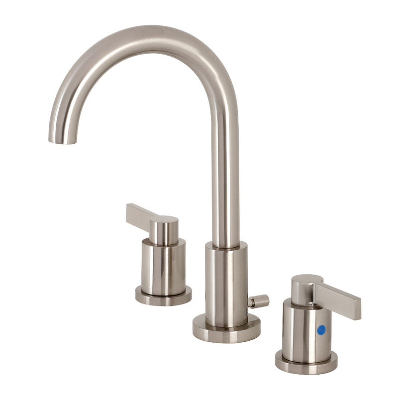 Fauceture FSC8928NDL NuvoFusion Widespread Bathroom Faucet, Brushed Nickel - BNGBath