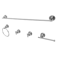 Thumbnail for Kingston Brass BAH8230478C Concord 5-Piece Bathroom Accessory Set, Polished Chrome - BNGBath