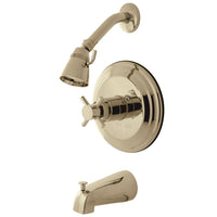 Thumbnail for Kingston Brass KB2632DX Concord Tub & Shower Faucet, Polished Brass - BNGBath