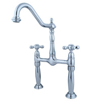 Thumbnail for Kingston Brass KS1071AX Vessel Sink Faucet, Polished Chrome - BNGBath
