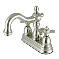 Thumbnail for Kingston Brass KB1608BEX 4 in. Centerset Bathroom Faucet, Brushed Nickel - BNGBath