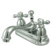 Thumbnail for Kingston Brass CC18L1 4 in. Centerset Bathroom Faucet, Polished Chrome - BNGBath