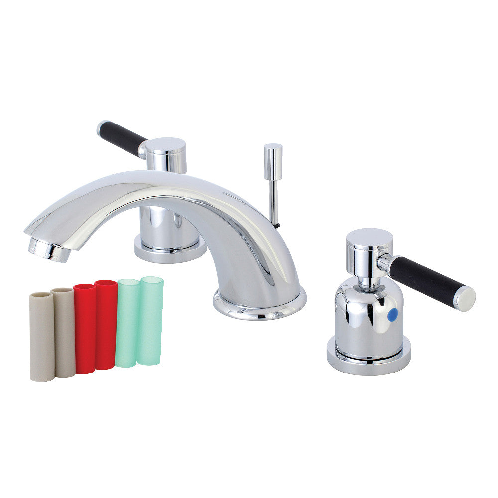 Kingston Brass KB8961DKL 8 in. Widespread Bathroom Faucet, Polished Chrome - BNGBath
